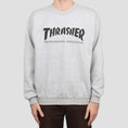Load image into Gallery viewer, Thrasher Mag Logo Crew Heather Grey