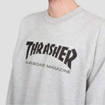 Load image into Gallery viewer, Thrasher Mag Logo Crew Heather Grey