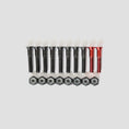 Load image into Gallery viewer, Thunder 1 1/8 Phillips Bolts Black / Red