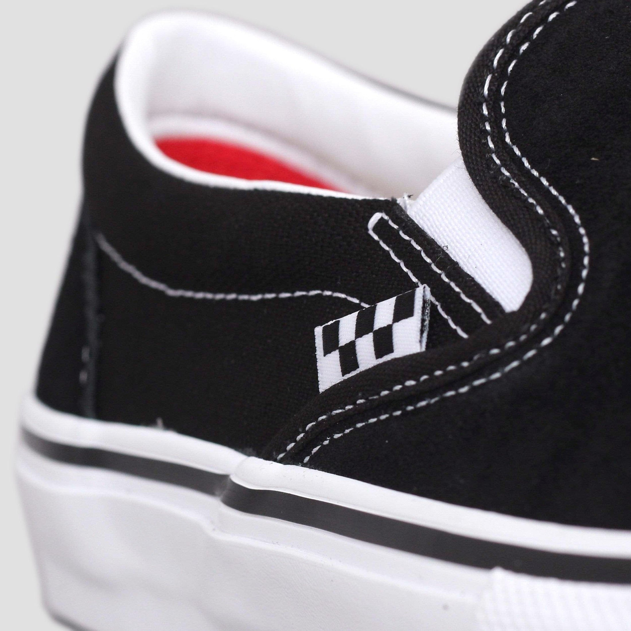 Vans Skate Slip-On Shoes Black / White