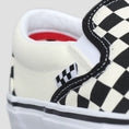 Load image into Gallery viewer, Vans Skate Slip-On Shoes (Checkerboard) Black / Off White
