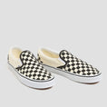 Load image into Gallery viewer, Vans Classic Slip-On Skate Shoes Checkerboard Black White
