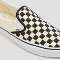 Load image into Gallery viewer, Vans Classic Slip-On Skate Shoes Checkerboard Black White