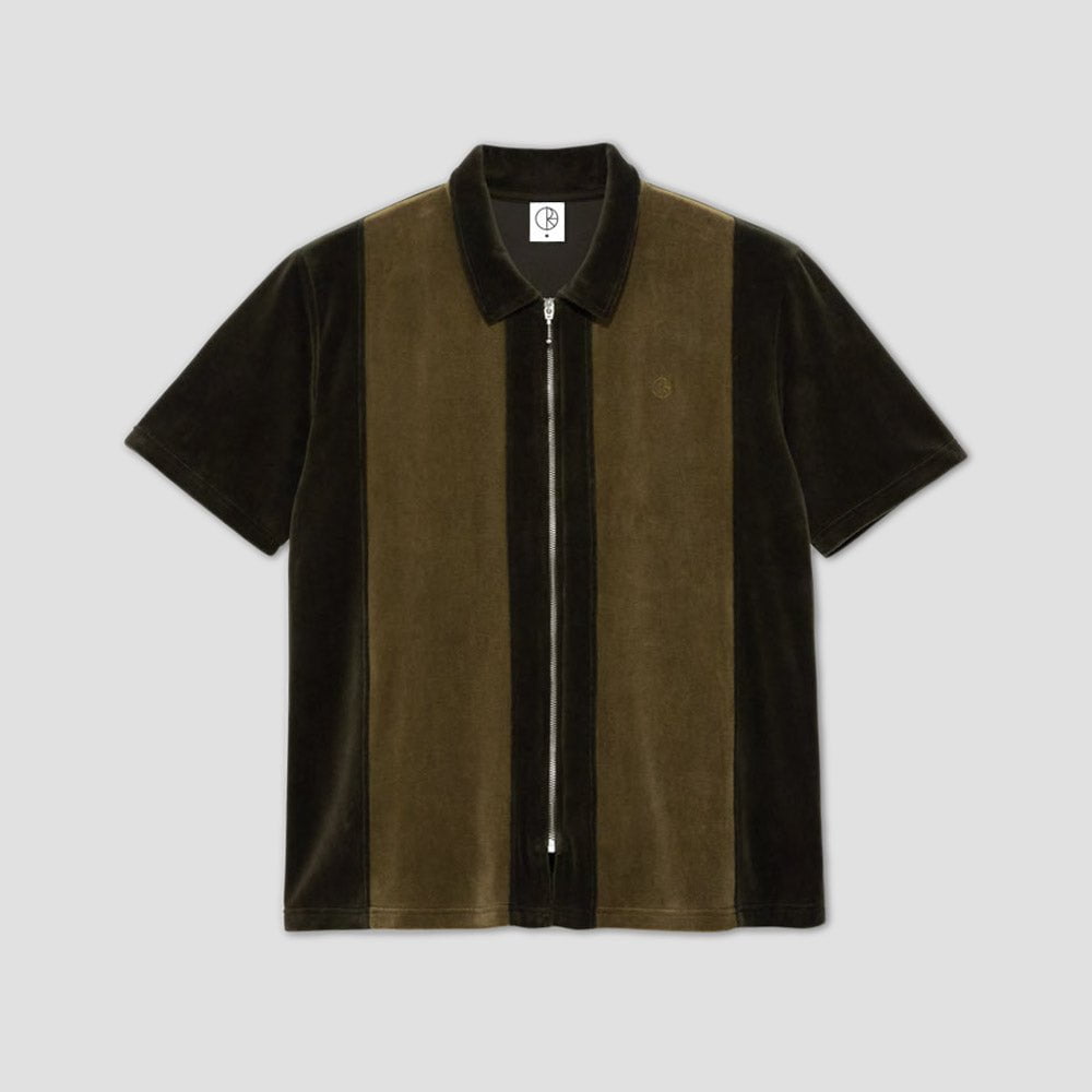 Polar Vince Zip Shirt Velour Brown – Slam City Skates