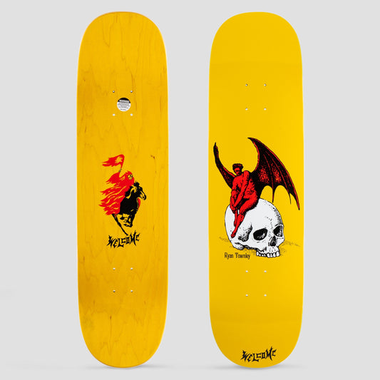 Welcome 8.5 Nephilim Ryan Townley Pro Model on Enenra Skateboard Deck Yellow