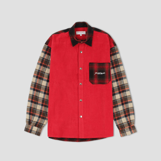 Yardsale Patchwork Shirt (Red)