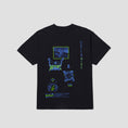 Load image into Gallery viewer, HUF Zine  Washed T-Shirt Washed Black
