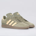 Load image into Gallery viewer, adidas Busenitz Shoes Raw Khaki / Glow Orange / Footwear White