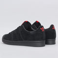 Load image into Gallery viewer, adidas X Thrasher Superstar Adv Shoes Core Black / Scarlet / Gold Metallic