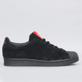 Load image into Gallery viewer, adidas X Thrasher Superstar Adv Shoes Core Black / Scarlet / Gold Metallic