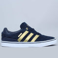 Load image into Gallery viewer, adidas Busenitz Vulc Adv Shoes 10 Year Anniversary Collegiate Navy / Gold / Footwear White