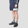 Load image into Gallery viewer, adidas X Blondey Sherpa Shorts Mineral Blue / Reflective Silver
