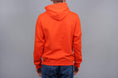 Load image into Gallery viewer, Anti Hero Lil Blackhero Embroidered Hood Orange / Black
