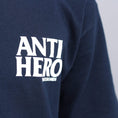 Load image into Gallery viewer, Anti Hero Lil Blackhero T-Shirt Navy