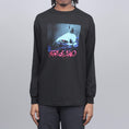 Load image into Gallery viewer, Atlantic Drift Gothic Catfish Longsleeve T-Shirt Black