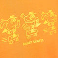 Load image into Gallery viewer, Blast Skates Mascot Doodle T-Shirt Fluro Orange