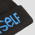 Load image into Gallery viewer, Butter Goods X Slam City Skates Centre Yourself Beanie Black
