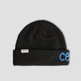 Load image into Gallery viewer, Butter Goods X Slam City Skates Centre Yourself Beanie Black