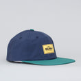Load image into Gallery viewer, Butter Goods Ventura 6 Panel Cap Navy / Teal