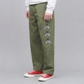 Load image into Gallery viewer, Butter Goods Swarm Embroidered Pants Army