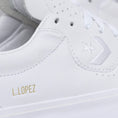 Load image into Gallery viewer, Converse Louie Lopez Pro Leather OX Shoes White / White / White