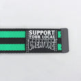 Load image into Gallery viewer, Creature Logo Stamp Web Belt Black / Green