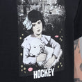 Load image into Gallery viewer, Hockey Lamb Girl T-Shirt Black