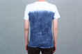 Load image into Gallery viewer, HUF Original Logo Faded Dip Dye T-Shirt Navy