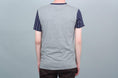 Load image into Gallery viewer, HUF Triangle Baseball T-Shirt Grey / Navy
