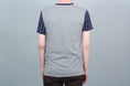 Load image into Gallery viewer, HUF Triangle Baseball T-Shirt Grey / Navy
