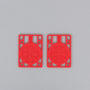 Independent 1/8 Riser Pads Red