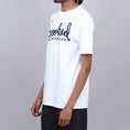 Load image into Gallery viewer, Krooked Skript T-Shirt White / Navy