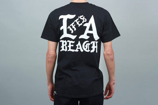Life's A Beach Gang T-Shirt Black