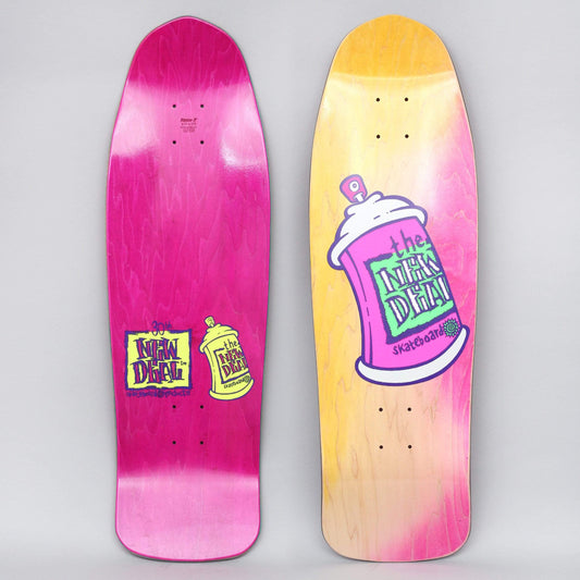 New Deal 9.75 Spray Can Neon Skateboard Deck