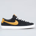 Load image into Gallery viewer, Nike SB Blazer Low GT Shoes Black / Wheat - Summit White