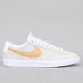 Load image into Gallery viewer, Nike SB Blazer Low GT Shoes White / Club Gold - White - Light Thistle
