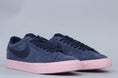 Load image into Gallery viewer, Nike SB Blazer Low Shoes Obsidian / Obsidian - Bubblegum