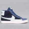 Load image into Gallery viewer, Nike SB Blazer Mid Premium Shoes Mystic Navy / Sail - Sail - Gum Light Brown
