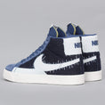 Load image into Gallery viewer, Nike SB Blazer Mid Premium Shoes Mystic Navy / Sail - Sail - Gum Light Brown