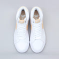 Load image into Gallery viewer, Nike SB Blazer Mid Premium Shoes White / Celestial Gold