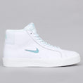 Load image into Gallery viewer, Nike SB Blazer Mid Premium Shoes White / Glacier Ice - White - Summit White