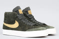 Load image into Gallery viewer, Nike SB Blazer Mid QS Shoes Sequoia / Flat Gold