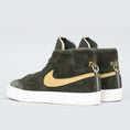 Load image into Gallery viewer, Nike SB Blazer Mid QS Shoes Sequoia / Flat Gold
