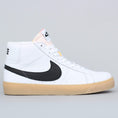 Load image into Gallery viewer, Nike SB Orange Label Blazer Mid ISO Shoes White / Black - Safety Orange