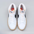 Load image into Gallery viewer, Nike SB Orange Label Blazer Mid ISO Shoes White / Black - Safety Orange