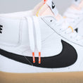 Load image into Gallery viewer, Nike SB Orange Label Blazer Mid ISO Shoes White / Black - Safety Orange