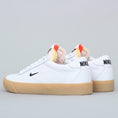 Load image into Gallery viewer, Nike SB Orange Label Bruin ISO Shoes White / Black - Safety Orange