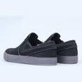 Load image into Gallery viewer, Nike SB Stefan Janoski Slip Shoes Black / Black - Thunder Grey