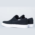 Load image into Gallery viewer, Nike SB Stefan Janoski Slip Shoes Black / Black - White