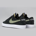 Load image into Gallery viewer, Nike SB X Stussy Blazer Low QS Shoes Black / Palm Green